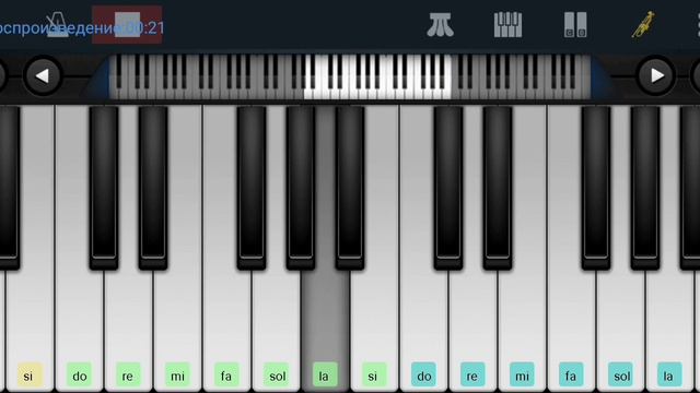 ,,Ode To Joy" Beethoven//mobile piano tutorial// на пианино одним пальцем смотреть онлайн