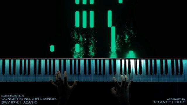Bach/Marcello - Concerto No. 3 in D Minor, BWV 974 II. Adagio (Piano Tutorial) - Cover смотреть онлайн