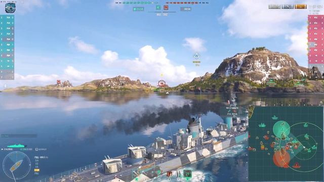 Destroyer Kléber on map Shatter, STRONK PLAYER - World of Warships смотреть онлайн