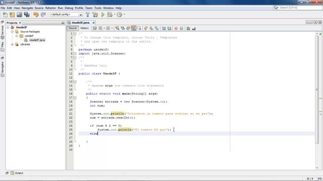 Uso de IF-ELSE en Java con NetBeans смотреть онлайн