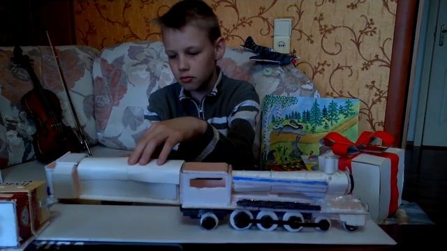 Паровоз П-36М и глаз коршуна . Мастерская Сеньора Арсения