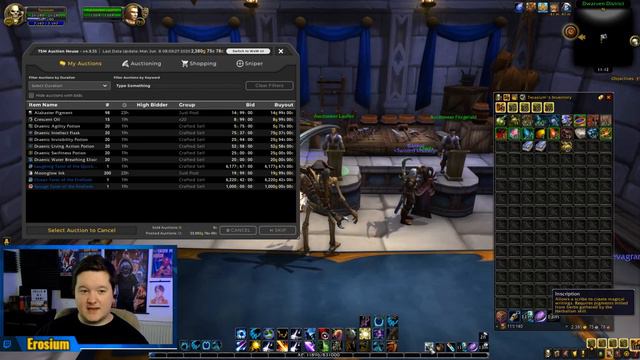 WOW TSM Tutorial GOLD MAKING Inscription Alchemy