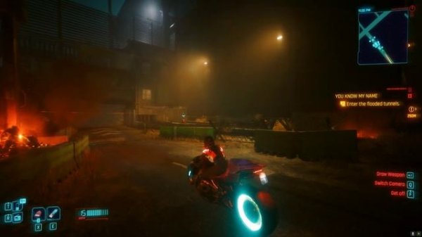 The best Motorcycle  in cyberpunk 2077 .... MODS (2.02)