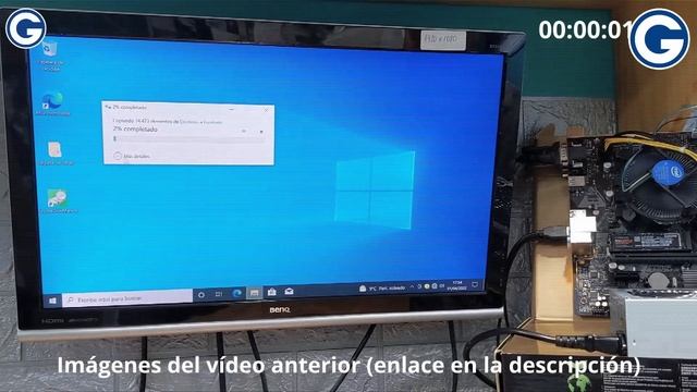 Instalar SSD M2 en una placa base que no tiene conexión M2. Aprovecha toda la velocidad del NVMe смотреть онлайн