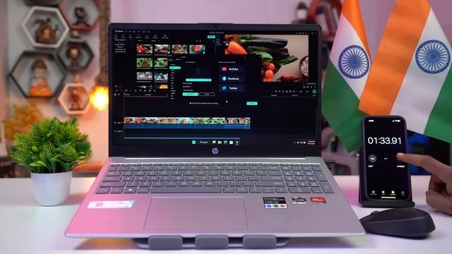 Hp 15-fc0025au New Launched⚡AMD Ryzen 3 7000 Series Laptop | Exclusive Unboxing & Review [Hindi]? смотреть онлайн
