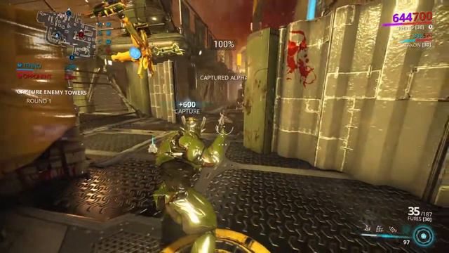 Warframe PS4 - Solo Interception 12/28: Rhino, Hek, Furis, and Fragor смотреть онлайн