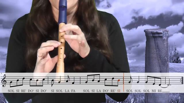 Epitafio de Seikilos - Tutorial flauta con partitura | Karaoke instrumental смотреть онлайн