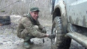 УАЗ Патриот ремонт в полевых условиях поломка полуоси.