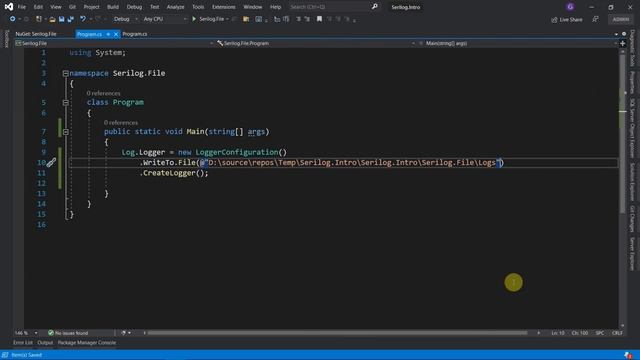 Introducción a Serilog - Escribir logs en consola, archivos de texto y en Blazor // DEBES conocerlo смотреть онлайн