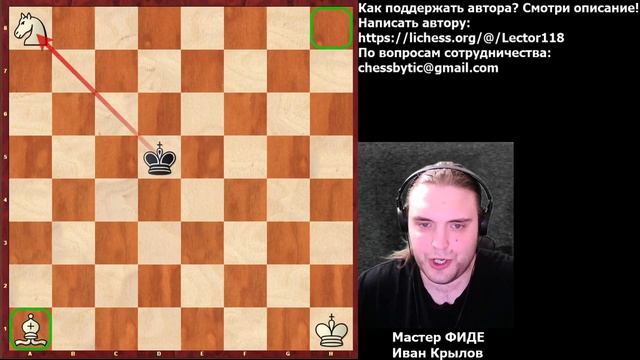 [Шахматные окончания]. Мат слоном и конём смотреть онлайн