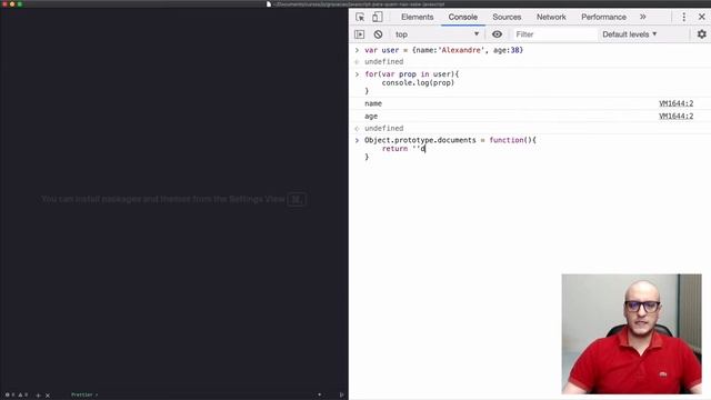 Javascript Para Iniciantes#23  - Objetos - Entendendo A Cadeia De Protótipos#05 - HasOwnProperty