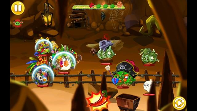 Angry Birds Epic #327 ПАСТЬ ВУЛКАНА 5 | ПЕЩЕРА 19 | Геймплей Walkthrough смотреть онлайн