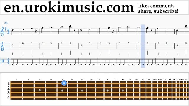 How To Play Mandolin The Pink Panther - Theme Song Tabs Part#1 Exercises, Scales Um-i352