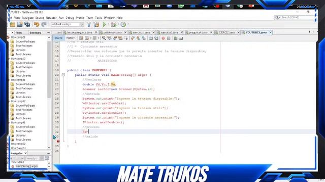 PROGRAMANDO CON JAVA APPLICATION, PROBLEMA N° 3 - NeatBeans смотреть онлайн
