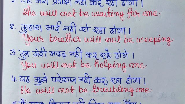 Future Continuous Tense Negative Sentences/Tense in English Grammar смотреть онлайн