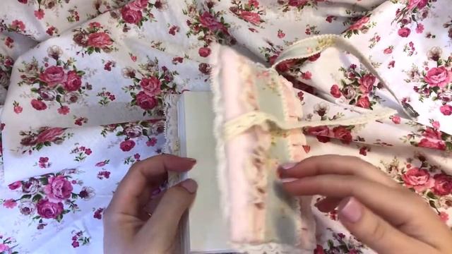 Шебби блокнот. Скрапбукинг. Миниальбом. Фотоальбом ручной работы. смотреть онлайн