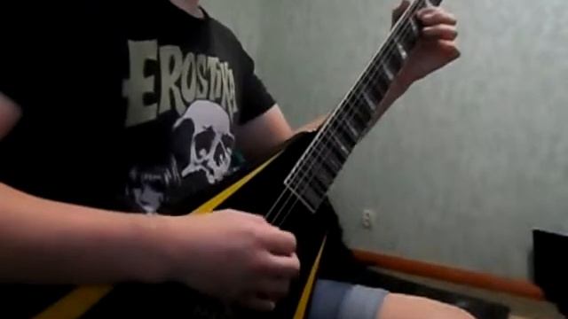 Bullet for my valentine - Waking the demon ( guitar cover рифф) смотреть онлайн