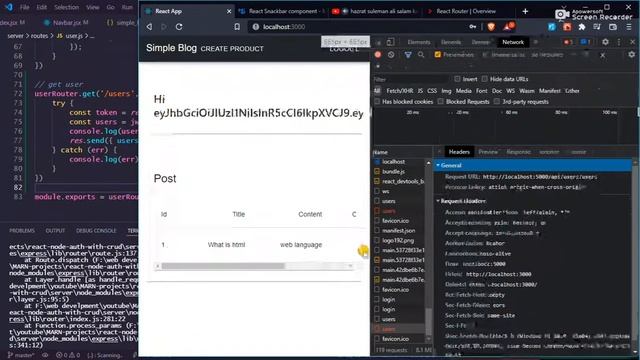 #5 Get User | React Auth with Crud смотреть онлайн