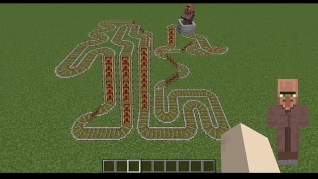 How big can you make a Minecraft roller coaster? смотреть онлайн