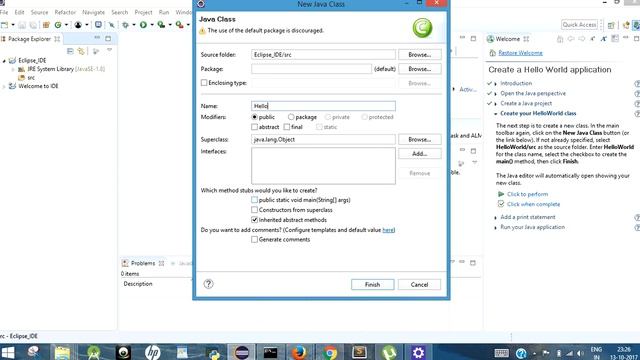 1 How to write Hello world Program in Java using Eclipse IDE смотреть онлайн