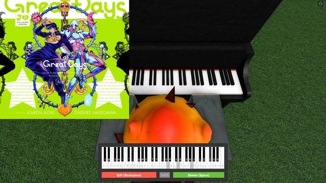 JoJo's Bizarre Adventure Opening 7 | [Roblox Piano] смотреть онлайн