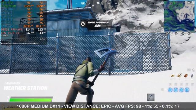 Fortnite 1080p Medium DX11 | GTX 670 2GB / i7-2600k / 16GB смотреть онлайн