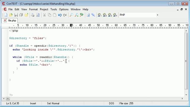 Beginner PHP Tutorial - 83 - File Handling: Listing Files Part 2 смотреть онлайн