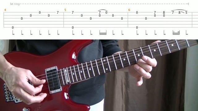 Nothing Else Matters (intro) - Metallica - Tablature Guitare смотреть онлайн