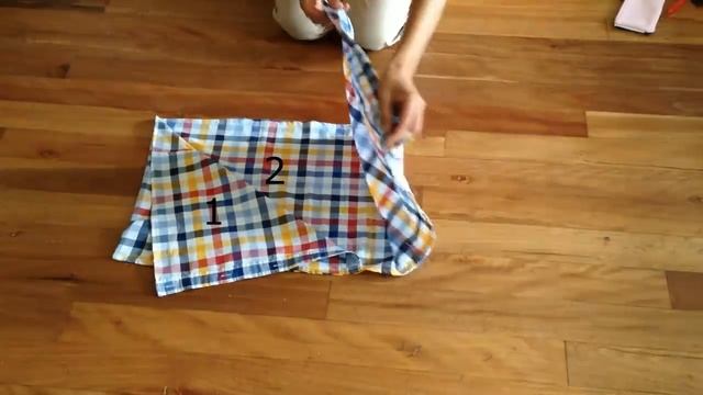 REUSE OLD CLOTHES INTO ORIGAMI BAG //Bolso origami japonés //DIY CUTE BAG | วิธีเย็บกระเป๋าผ้า смотреть онлайн