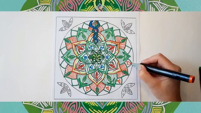 Мандала рисование «Исцеление детства» | Исцеление внутреннего ребёнка | #раскраска19целителей смотреть онлайн