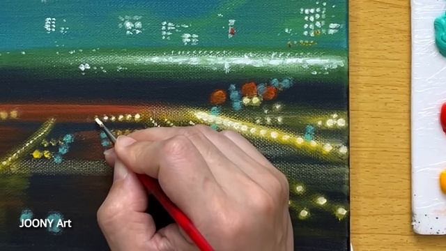How to Draw an Airport / Acrylic Painting / STEP by STEP смотреть онлайн