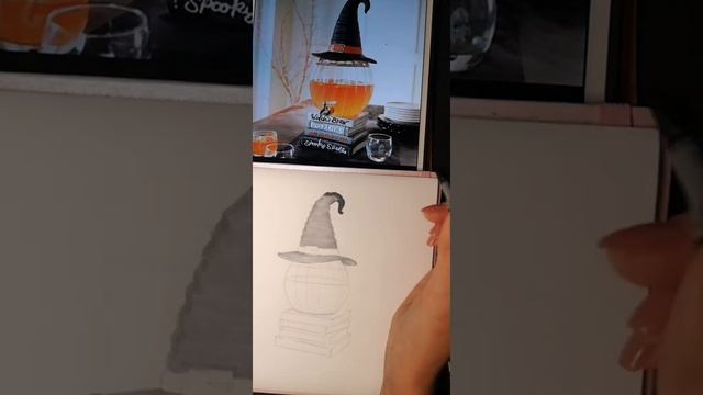 Как нарисовать маркерами открытку на Хеллоуин. Часть 1 (How to draw a Halloween giftcard. Part 1) смотреть онлайн