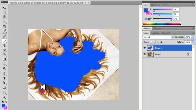 como cambiar el color del pelo con photoshop Cs4 смотреть онлайн
