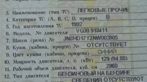 вин код автомобиля Вин код авто Ниссан Террано и номер рамы на Патфайндер