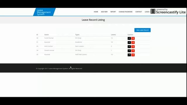 Leave Management System project in AngularJS and Bootstrap смотреть онлайн