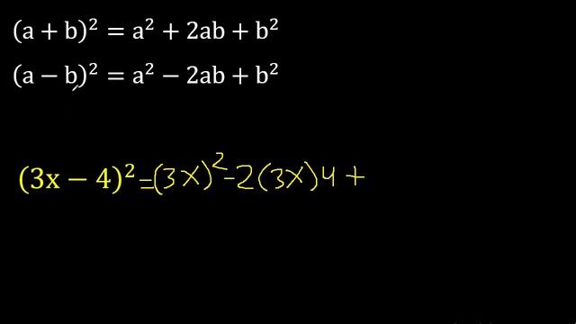 (3x-4)2 , resolver (3x-4)^2 desarrollar binomio al cuadrado (a-b)2 (a-b)^2 смотреть онлайн
