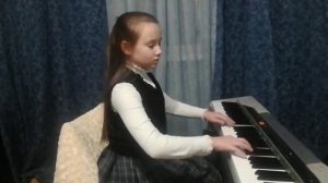 А. Гедике "Сарабанда" Соль мажор  - Цветкова Алексаендра (фортепиано)