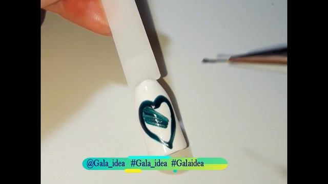 Сердечко на ногтях*кошачий глаз*простой дизайн ногтей*оригинальный дизайн ногтей*гельлак*день влюбл смотреть онлайн