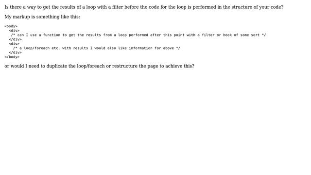 Wordpress: Way of getting queried loop before the query with a filter hook? (2 Solutions!!) смотреть онлайн
