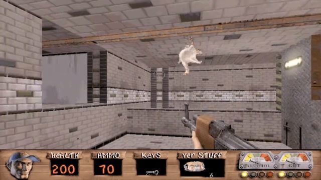 REDNECK RAMPAGE 1997 прохождение на русском часть 10 J.CLUCKS! Птицефабрика кудахтающего Джея смотреть онлайн