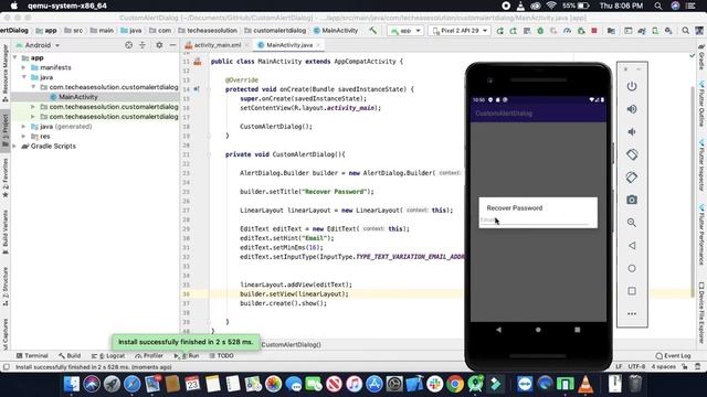 Custom Alert Dialog in android studio in Hindi/Urdu || Tutorial for beginners || 2020 смотреть онлайн