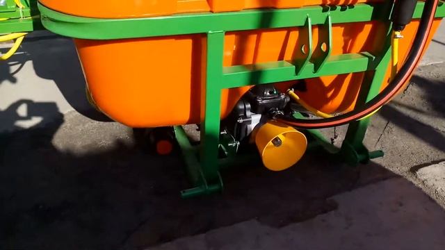 Обприскувач навісний ОГН-600л штанга маятникова 12м. насос Агропласт від ТОВ "Агротехніка Миргород смотреть онлайн