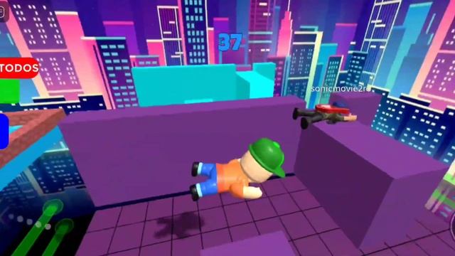 ROBLOX STUMBLE GUYS BLOCK DASH смотреть онлайн
