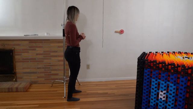 Behind The Scenes: WORLD RECORD Hexagonal Domino Structure!