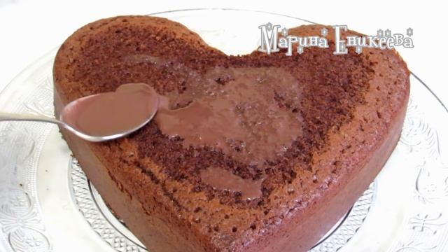 ШОКОЛАДНОЕ СЕРДЦЕ ТОРТ! НЕРЕАЛЬНО ВКУСНО, ПРОСТО и КРАСИВО! CHOCOLATE cake смотреть онлайн