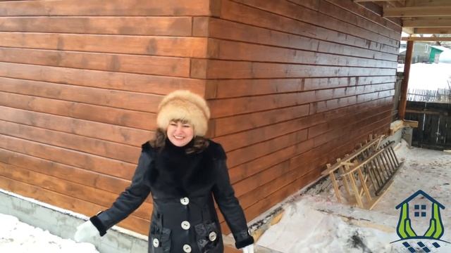 Отзыв о строительстве дома из строганного бруса 8Х14 в Усть Мана смотреть онлайн