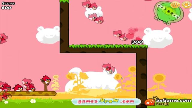 Angry Birds Cannon 3 - RESCUE GIRLFRIEND BY THROWING OUT ALL BAD PIGS!! смотреть онлайн