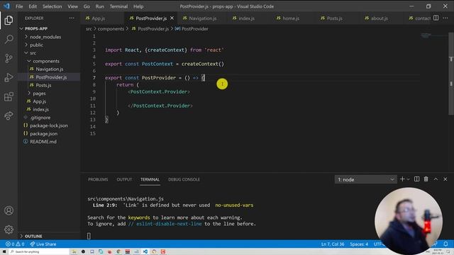 #10 Lecture - Sharing State with Context API - React Course 2021 смотреть онлайн