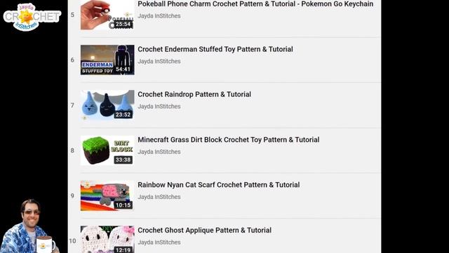 Video Game Crochet Projects Jayda InStitches Playlist Walkthrough смотреть онлайн