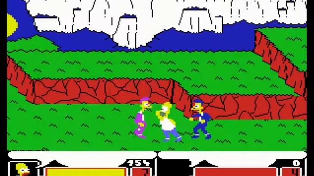 [C64] The Simpsons Arcade Game | Longplay [1991]